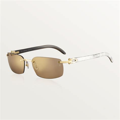 cheap cartier buffalo sunglasses|cartier white buffalo horn sunglasses.